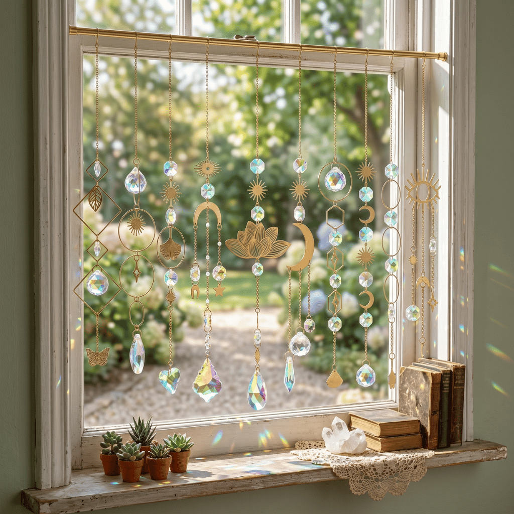 Decorative Light Catcher Hanging Set