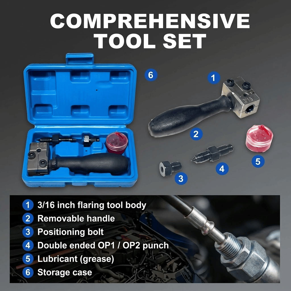 Professional Car Brake Line Flaring Tool Kit