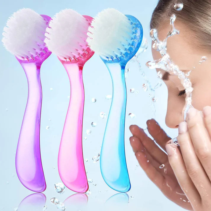 Edens Bio Dual-Head Manual Facial Cleansing Brush